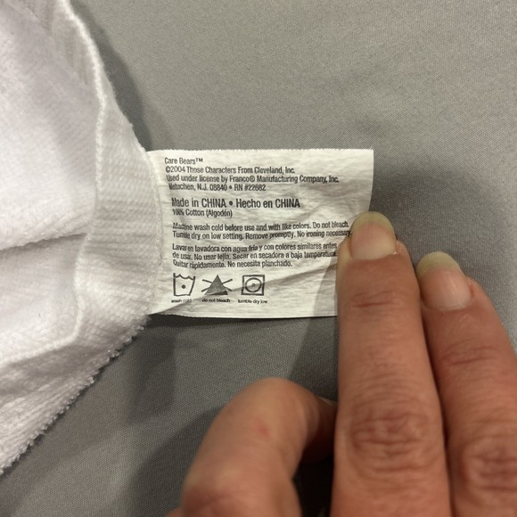 Care Bears Towel Bath Towel 2 Wash Cloths‎ Pillow Case 2004 Vintage - Picture 6 of 16